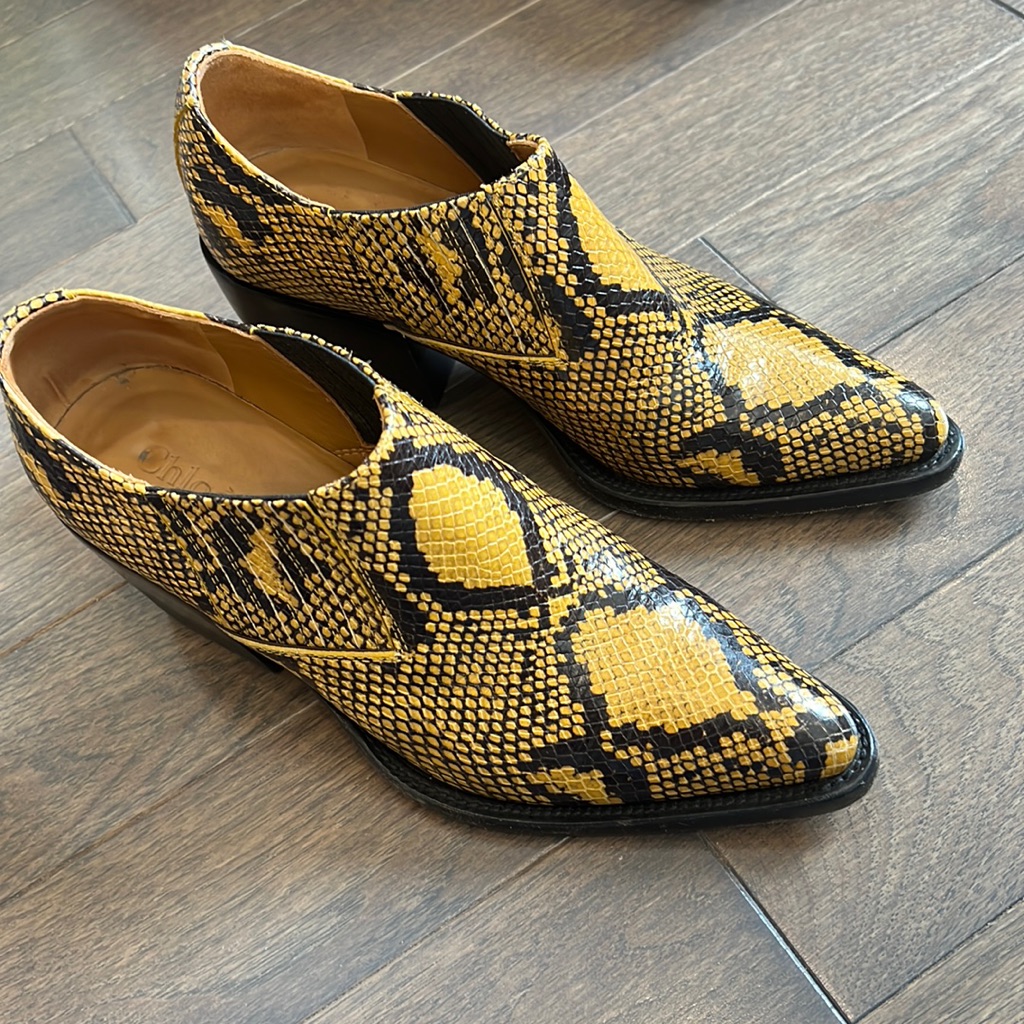 Chloe Python Ankle Boots